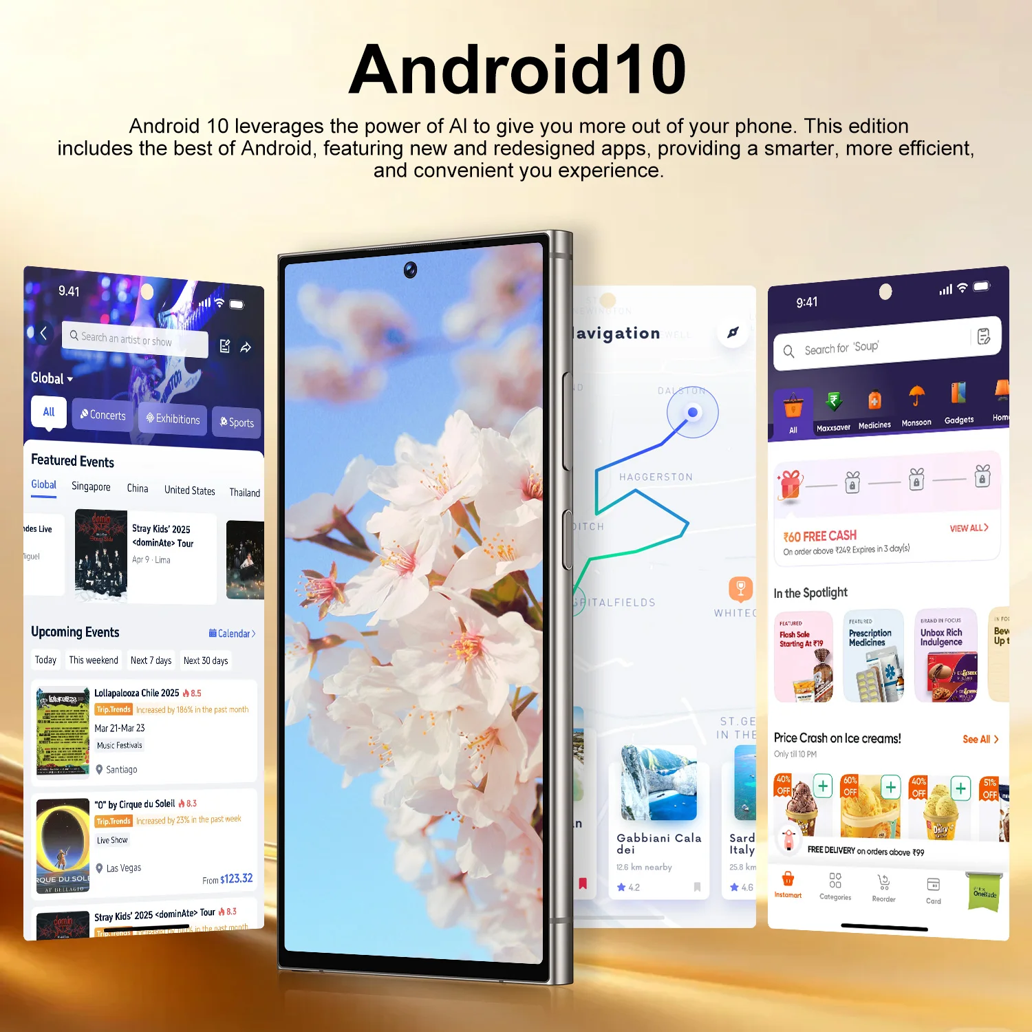 IVMI S27 Ultra Smartphone Android10.0 6.9 inch Screen 4GB+64GB 5+16MP Mobile Phone 4500mAh For Google Play Store Phones