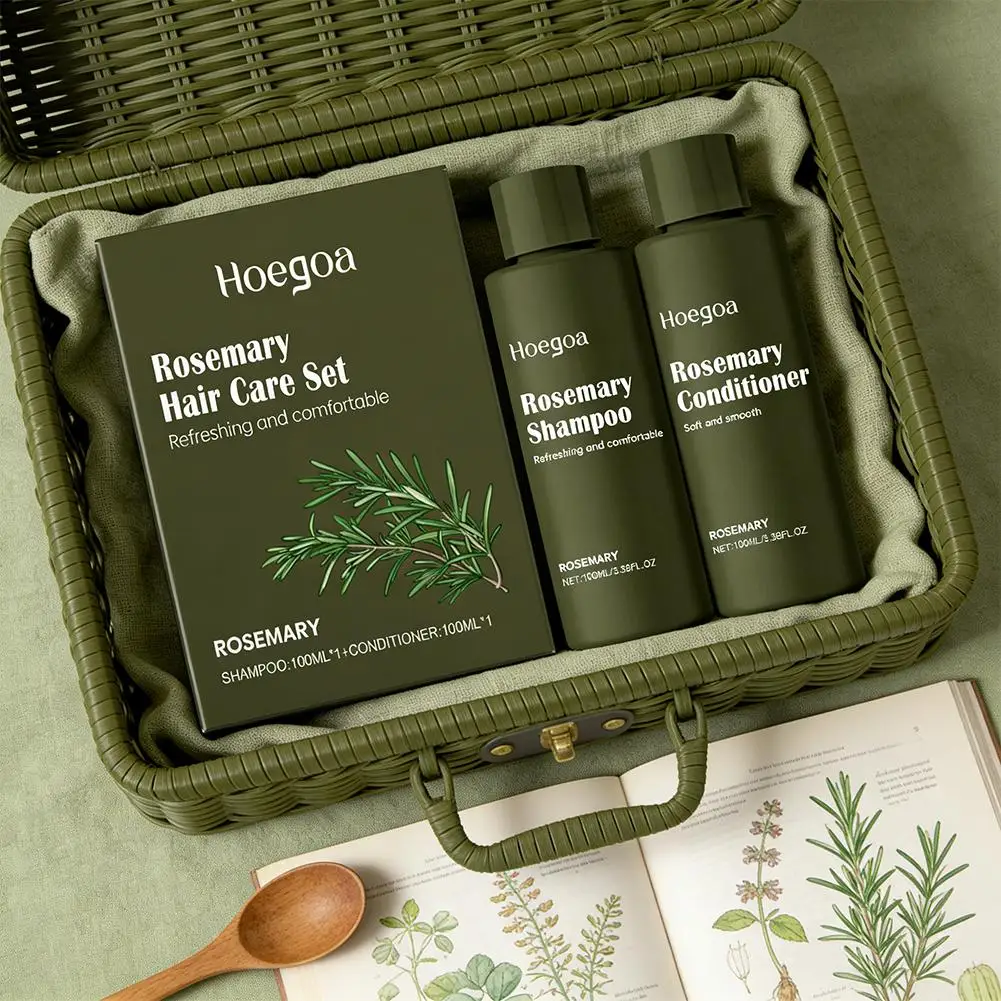 

HOEGOA Rosemary Shampoo Natural Thickening & Strengthening Shampoo with Hydrolyzed Keratin for Thinning Hair Anti Loss