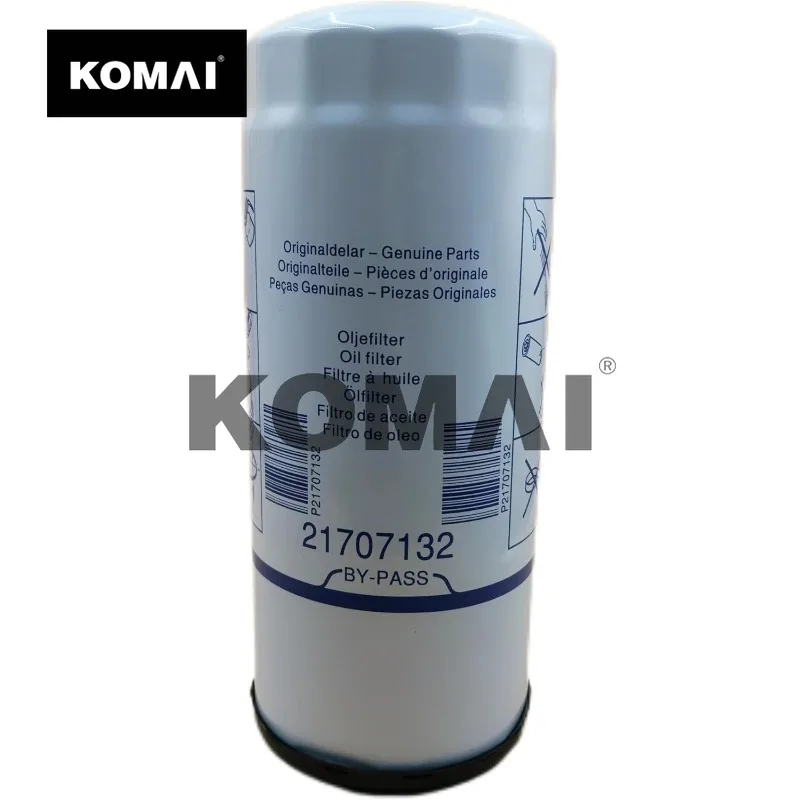 Komai 21707132 Oil Filter For X D9 D11 D12 D16 D162 D163 And D165 Series Diesel Marine Engines