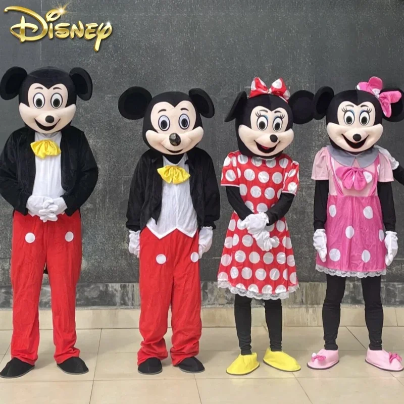 

Customized Disney Mickey Minnie Mouse Mascot Set Cartoon Classic Characters Advertising Event Party Large Mascot Adult Costume