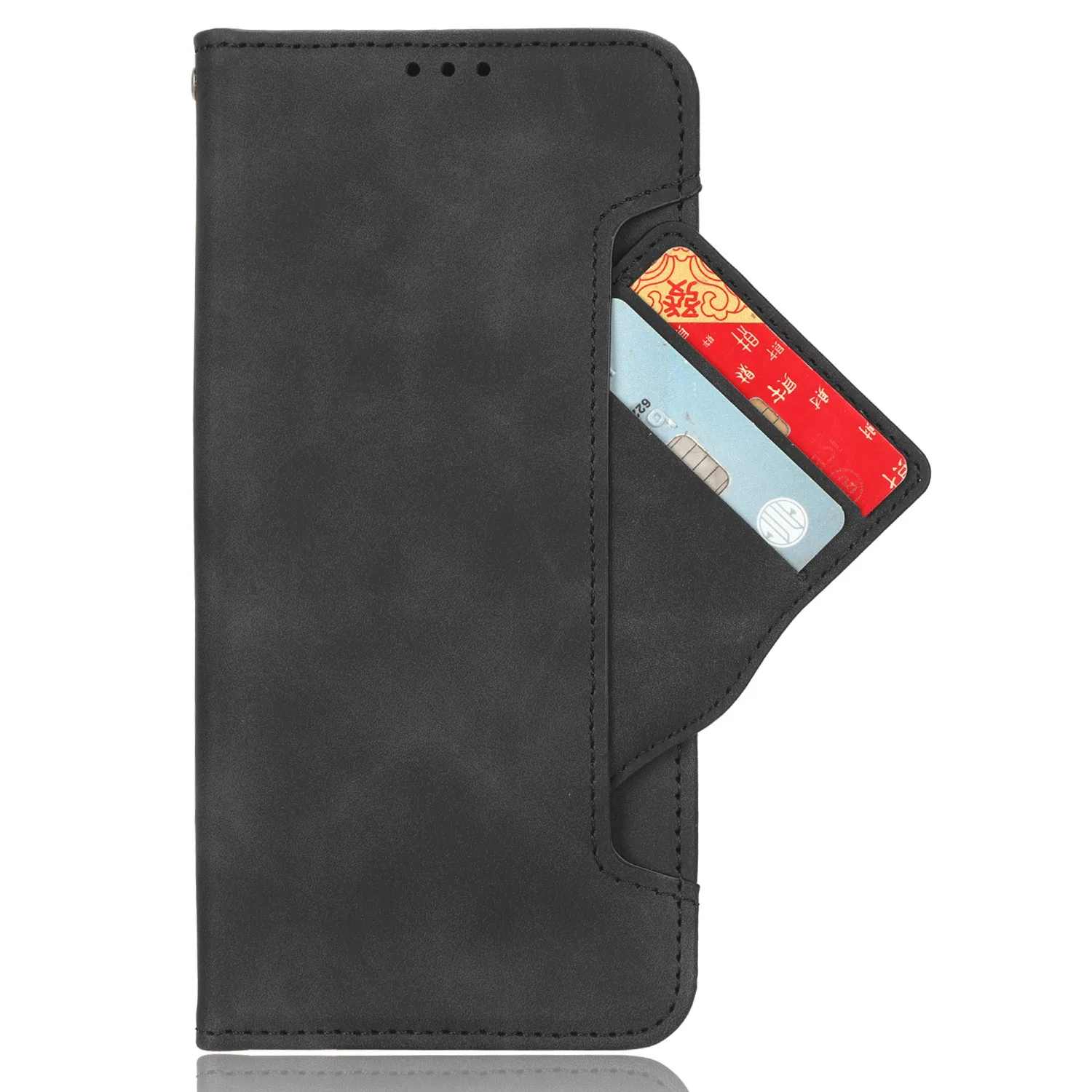 Carteira De Couro De Luxo Flip Case, Livro De Cobertura Completa, Capa Protetora Magnética, Xiaomi Redmi 13C 5G Redmi13R 5G POCO M6