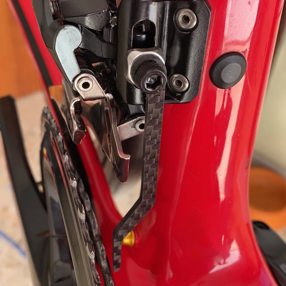 Panduan Rantai Universal Serat Karbon Penstabil Rantai Sepeda Jalan Ultra Ringan