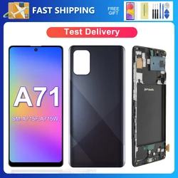 For Samsung A71 Tested A71 A715F A715 A715W A715X LCD Display Touch Screen Digitizer Assembly Replacement