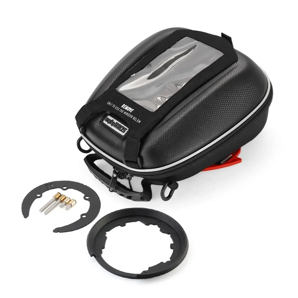 

Durable Motorbike Gas Oil Fuel Tank Bag Backpack Motorcycle Luggage Boxes w/Tanklock Ring Waterproof For G310GS/R