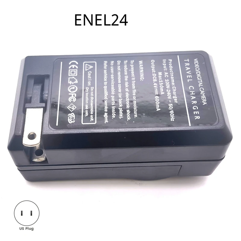 ENEL24 Camera Battery Charger For Nikon J1 J2 J3 J5 AW1 Digital Camera