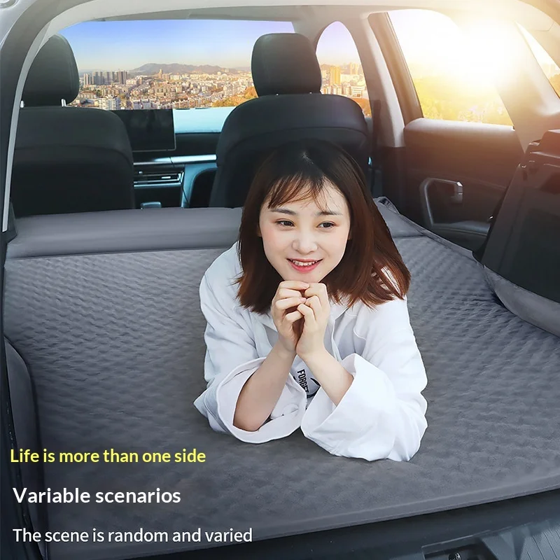 Automatic Self Inflating Car Air Mattress Inflatable SUV Trunk Bed Rear Cargo Travel Camping Backseat Sleeping Pad Matelas view 3