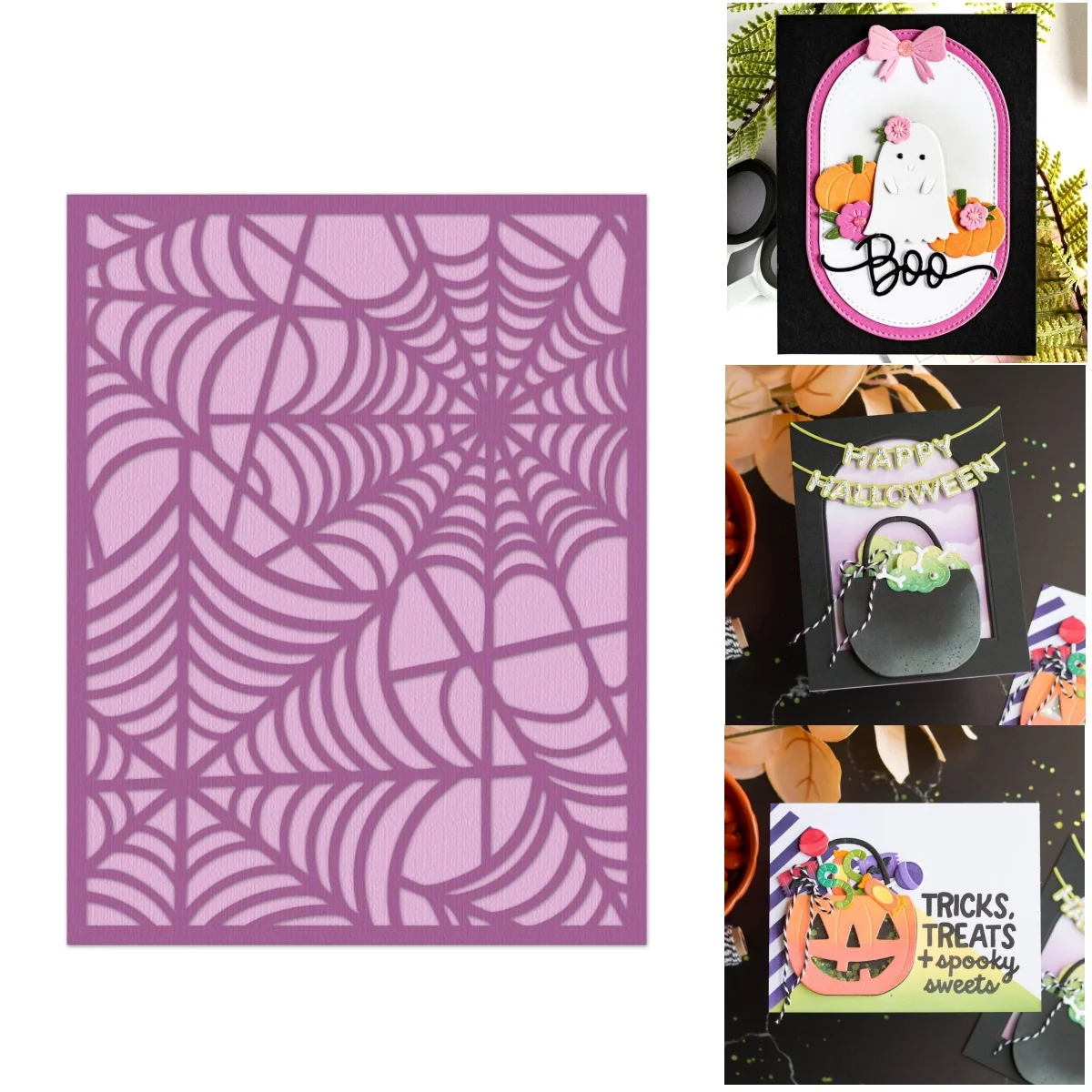 

Halloween Sugar Spooky Sweets Metal Cutting Dies for DIY Making Card Scrapbook Embossed Paper Album Craft Supplies Template
