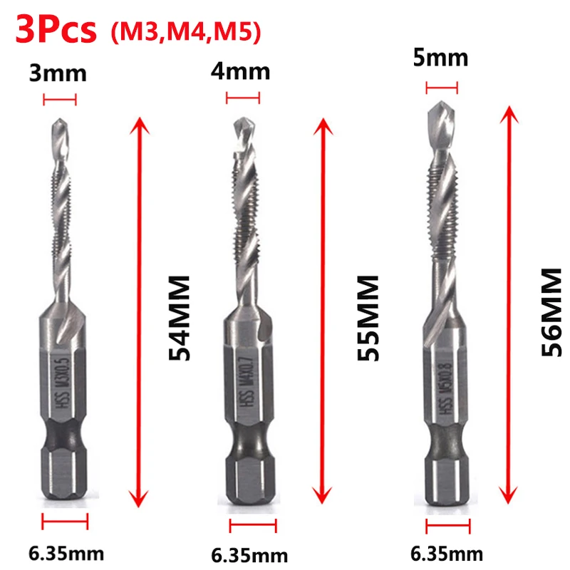Variant: 3Pcs-M3-M4-M5