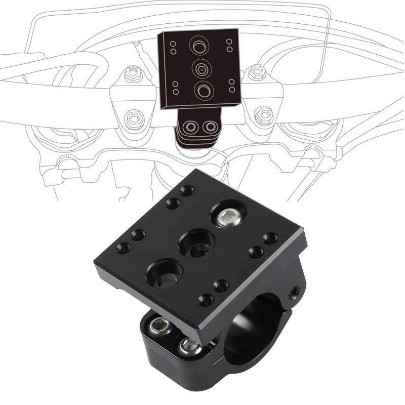 

For KTM 2020-2023 390 ADVENTURE 1-1/8" Handlebar GPS Mount Bracket 790 890 ADVENTURE DUKE 2019-2023 690 ENDURO SMC R 2008-2018