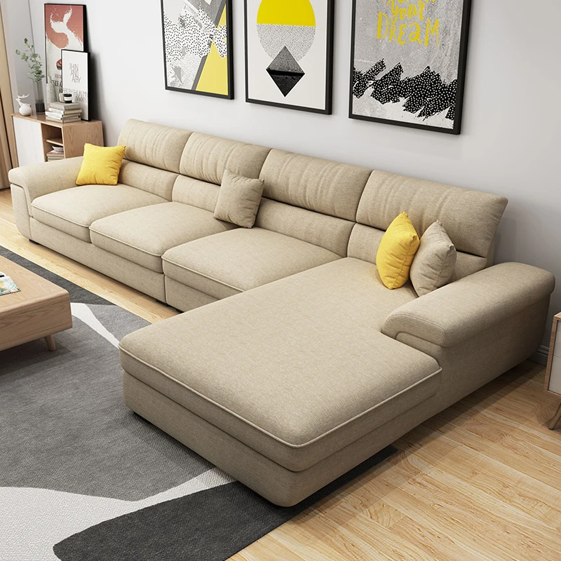 Modular Wood Soft Sofa Unique Fancy Cushion Floor Human Bed Sofa Puffs Sectional Lounge Muebles Para Dormitorio Home Furniture