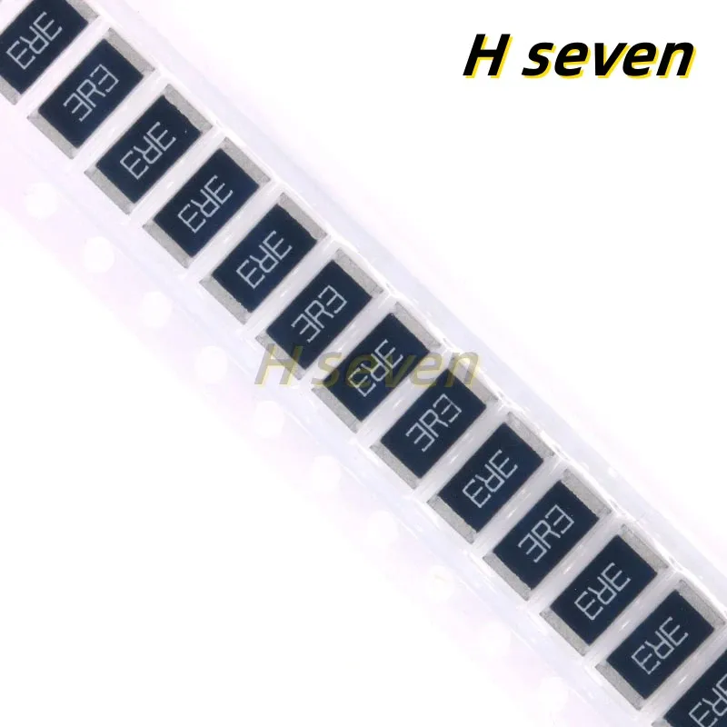 50 pz 2512 resistore SMD 3.3 ohm 3.3R 3 r3 1W 5% Kit resistenza Chip fai da te elettronico