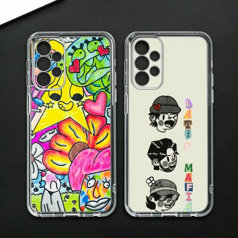 Latin Mafia Creative  Phone Case For Samsung Galaxy A71,A70,A52,A51,A40,A30 Transparent Cover