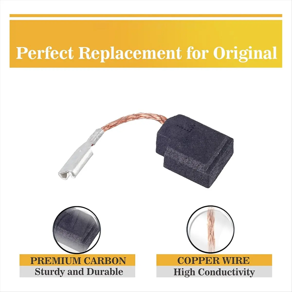 2026 NEW 20 Pack 650916-01 Replacement Electric Motor Carbon Brushes Compatible D28402, D28110, D28112, D28401N,D28803,D28065
