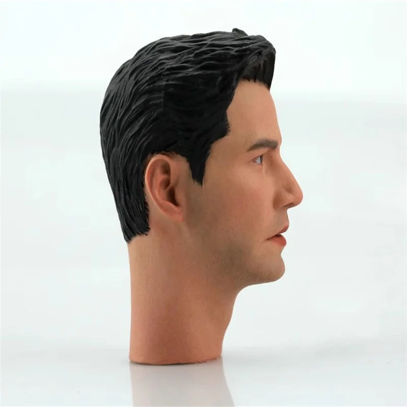 1/6 Male Soldier Keanu Reeves Head Sculpture Model Accessories Toy Fit 12'' Action Figure Body In Stock