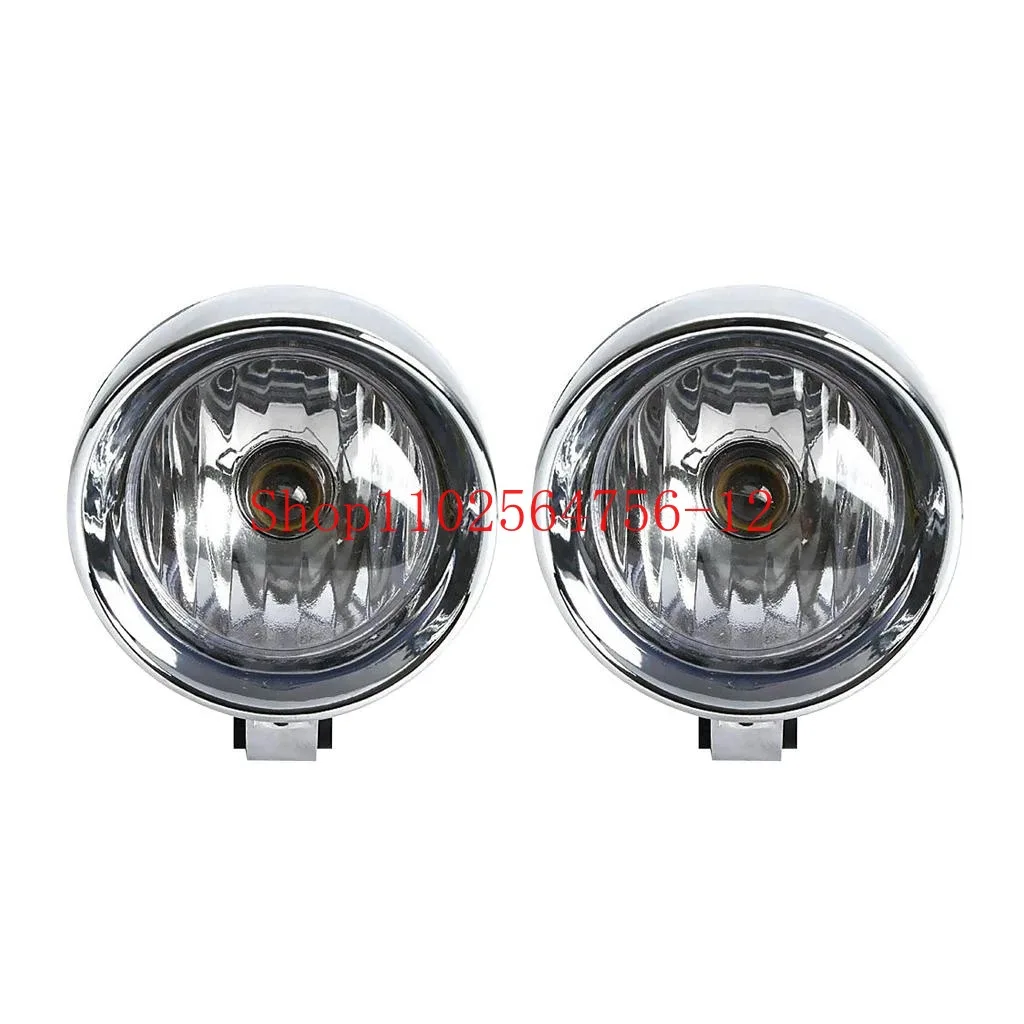 Universal Motorcycle Accessories Modified Retro Bullet Type Installation Auxiliary Small Fog Light Suitable for Harley Cruiser