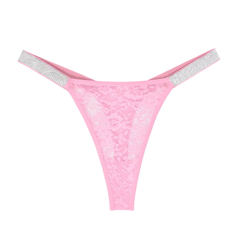 1pcs 2025 Low Rise  Lace Women G-string  Lingerie Comfortable Soft Lady Thongs  Elegant Female Underwear Panties