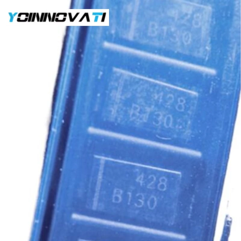 100pieces 200pieces 300pieces B130-13-F B130 SMA DO-214AC 30V 1A IC Melhor qualidade