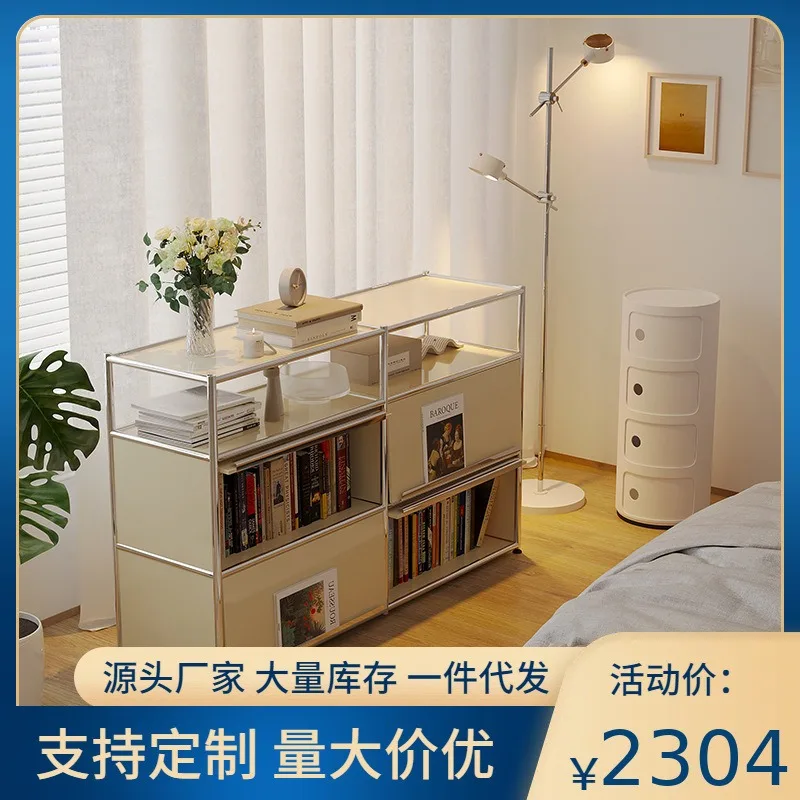 medieval-household-bedside-table-stainless-steel-magazine-rack-living-room-side-few-storage-chest-bedroom-small-bookcase-ins