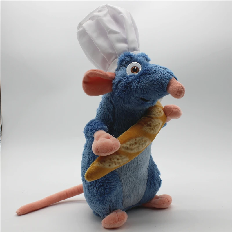 Disney Ratatouille Remy Mouse hand with bread Plush Toy Soft Stuffed Animals Kids toys