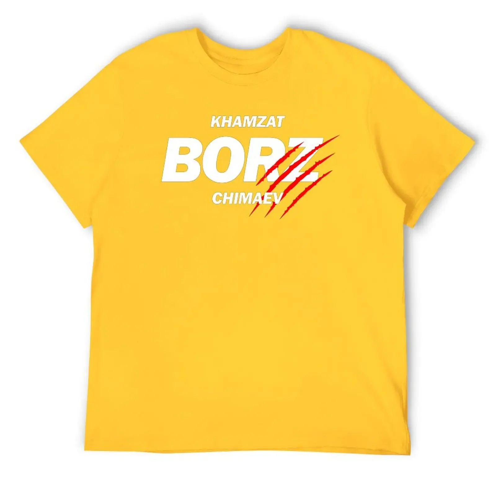 Round Neck Sports Tees Classic Leisure Funny Novelty Khamzat Borz Chimaev Kavkaz The Wolf Undefeated 17 T-shirt Eur Size