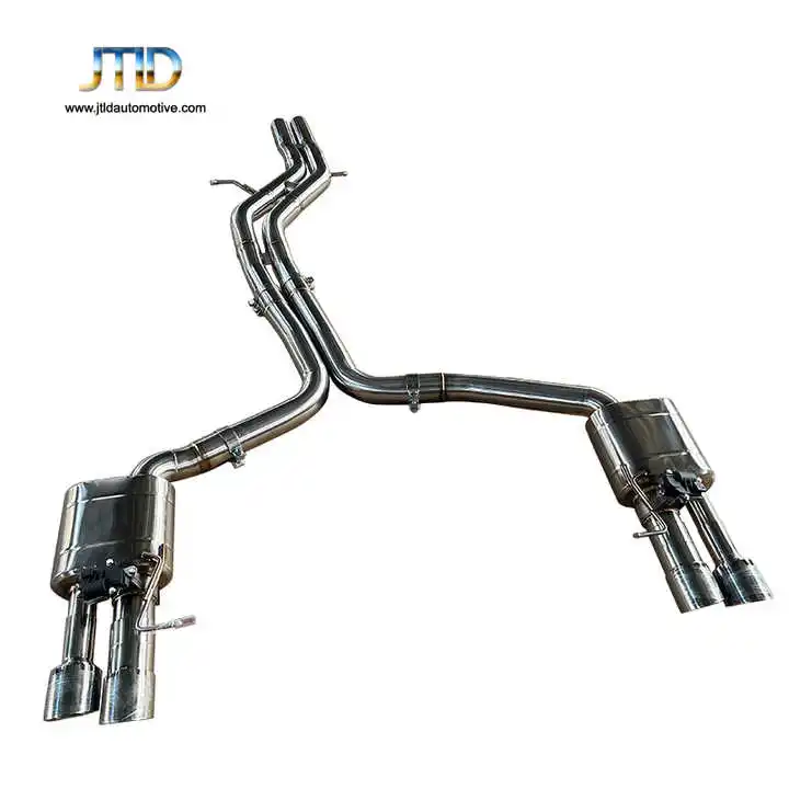 

High Flow Racing Stainless Steel Performance Sport Exhaust Catback For Audi S6 C7 4.0L V8 2013-2018