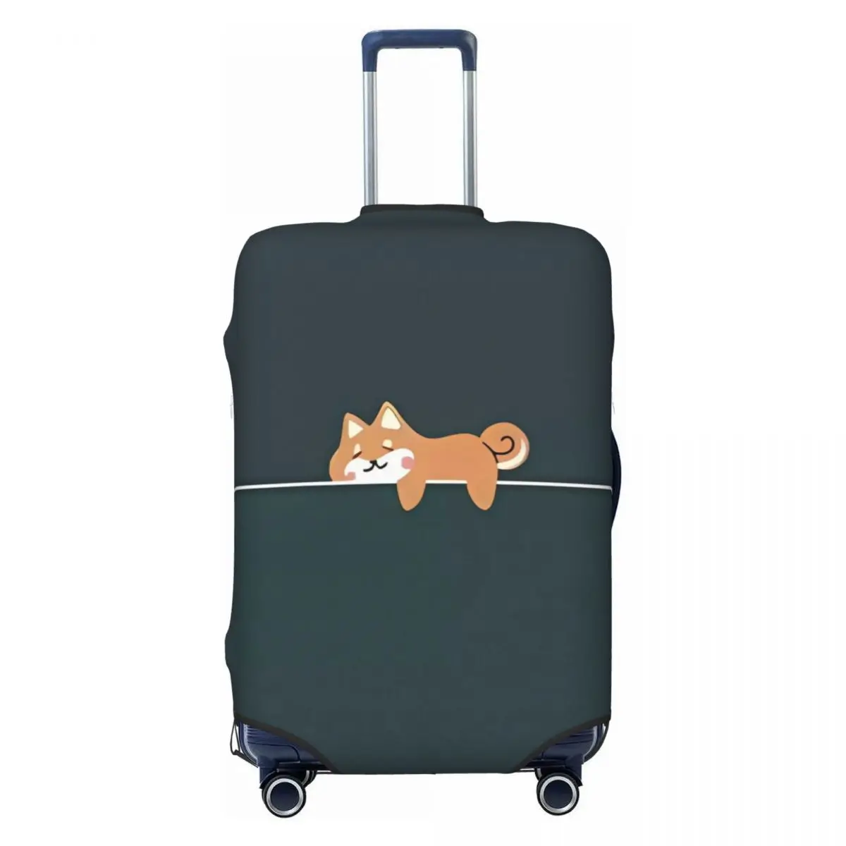 Sleeping Cat Suitcase Cover Holiday Animal Manga Cute Fun Luggage Case Business Protector