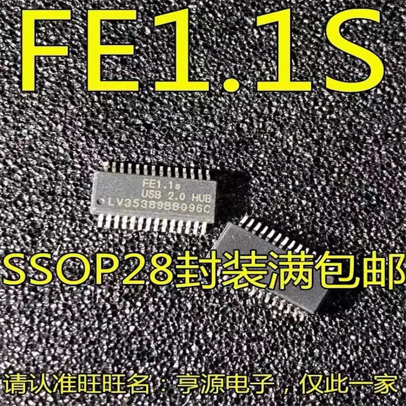 1-10PCS FE1.1S SSOP-28 USB 2.0 HUB SSOP28 FE11S SSOP FE1.1 SMD New And Original