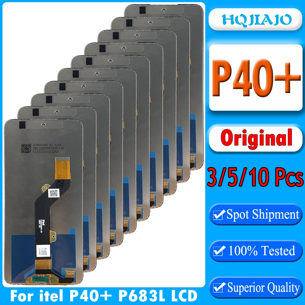 تقرير ونصيحة حول شاشة LCD P683 الأصلية لجهاز Itel P40+ وP40 Pro