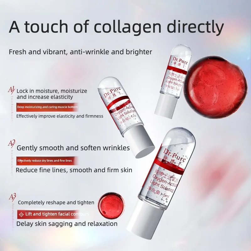 Active Oxygen Water Light Deeply Moisturizing Serum  Fade Fine Lines Facial Moisturizing Anti Aging Firming Skin Care