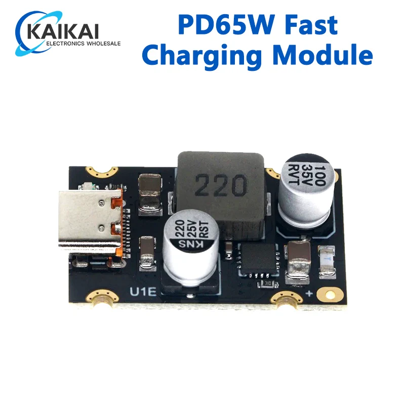 PD65W Fast Charging Module Type-C USB Interface Supports PD3.1 QC3.0 SCP PPS Fast Charger 5V 9V 12V 20V