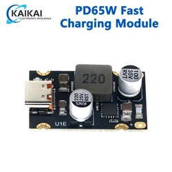 PD65W Fast Charging Module Type-C USB Interface Supports PD3.1 QC3.0 SCP PPS Fast Charger 5V 9V 12V 20V