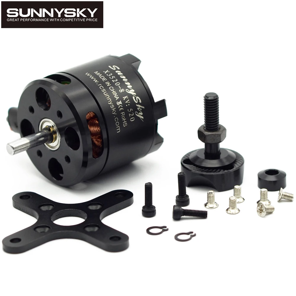 Sunnysky X3520 KV520/KV720/KV880 4-6S Brushless Motor For RC Models FPV Quadcopter Drone Aerobatic 3D Airplane Aircraft Toy