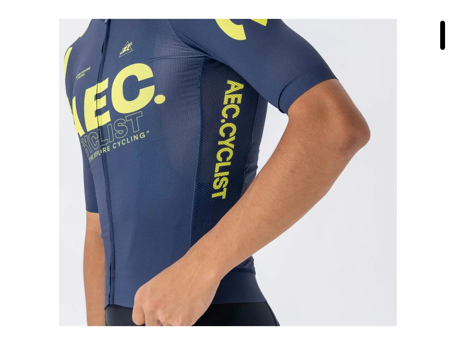 AEC Radfahren Trikots Männer Kurzarm Fahrrad Tops Wind Ultraleicht Atmungsaktive Rennrad Zipper Jersey Atmungsaktive Fahrrad Top – Detail 7
