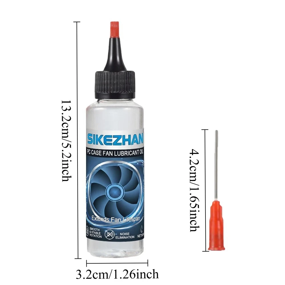 Picture 7: PC Fan Lubricant Oil for Computer Case CPU GPU Cooler Bearing. Silent Noise Reduction. Anti-Rust Long-Lasting Maintenance Fluid