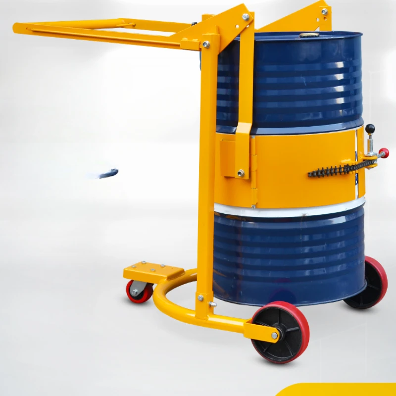 

Oil dumping manual rotary oil drum truck