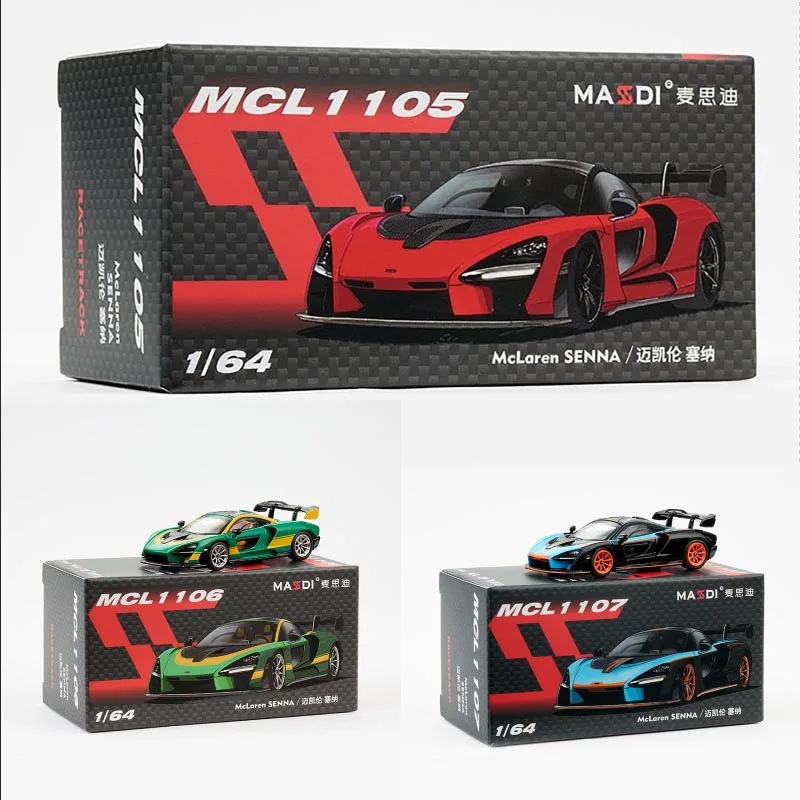 Коллекционная-модель-автомобиля-massdi-1-64-senna-из-сплава-готовое-изделие-украшение-подарок-для-взрослых-хобби-и-игрушки