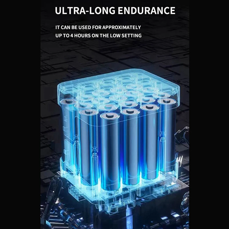 Abgr-mini turbo jet ventilador espanador de ar elétrico 130000 Ventilador de ar recarregável violento turbo de velocidade ajustável RPM