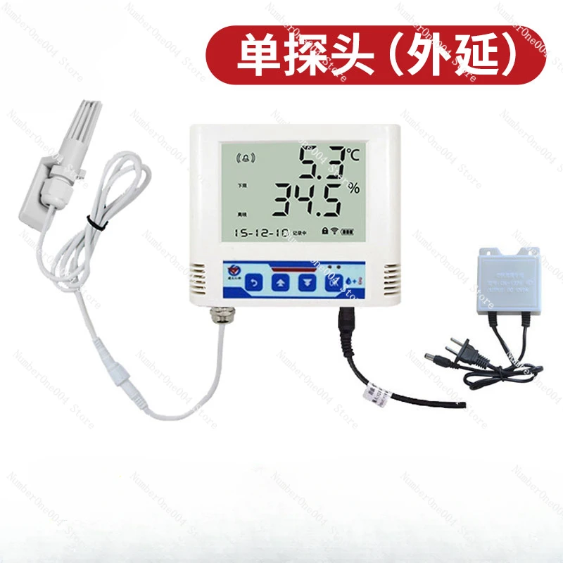 Applicable to Recorder Remote Monitoring Alarm Industrial Intelligent Cold Storage Room Thermometer Humidity Sensor