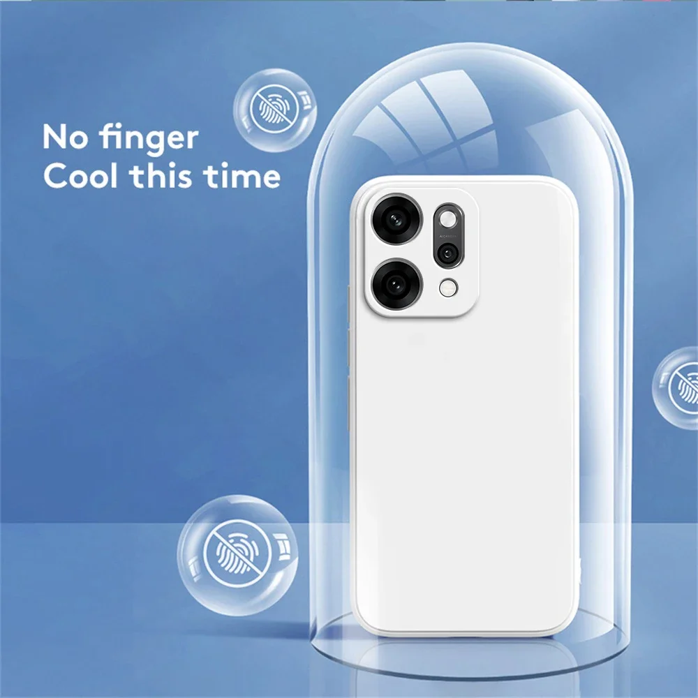 حافظة هاتف من السيليكون السائل لهاتف OPPO Reno14 Reno 14 Pro 14 Pro 5G غطاء خلفي كلاسيكي ناعم