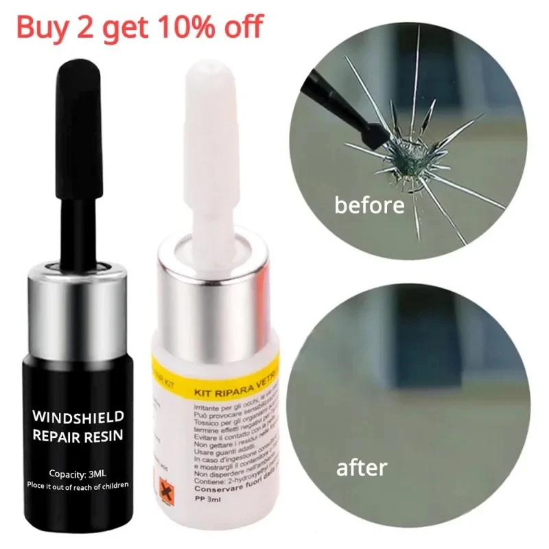 

Auto Windshield Glass Repair Resin Kit Auto Glass Repair Tool Windshield Windshield Crack Spot Repair Glue Auto Accessories