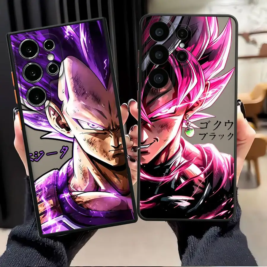 Case for Samsung Galaxy S26 S23 FE S24 Plus S22 S21 Note 20 Ultra 10+ S25 Ultra S20 FE Funda Back Phone Cover D-Dragon B-Ball