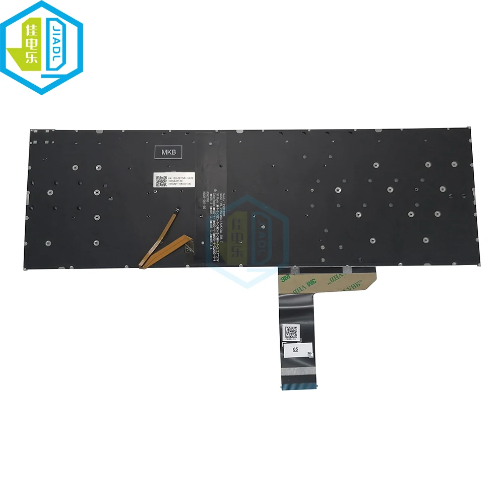 Original UK US LA Latin Backlit Keyboards For ASUS VivoBook Pro 15X OLED K6501 K6502 N7601 Notebook Keyboard Backlight keycaps