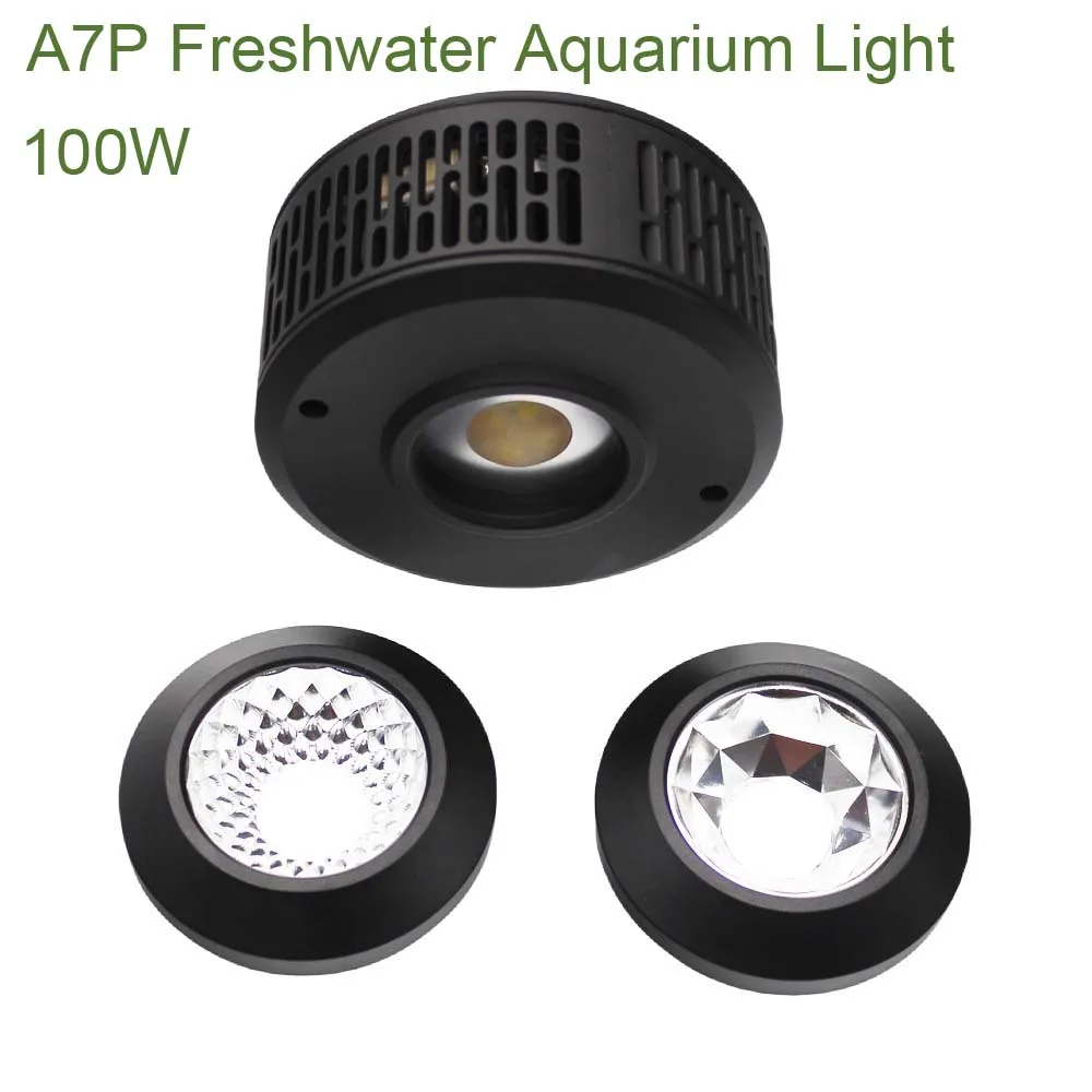 A7P Planted Fish Aquarium LED Light Full Spectrum Timer Dimmer Lamp With Bracket for Freshwater Tank 18-24-36inch