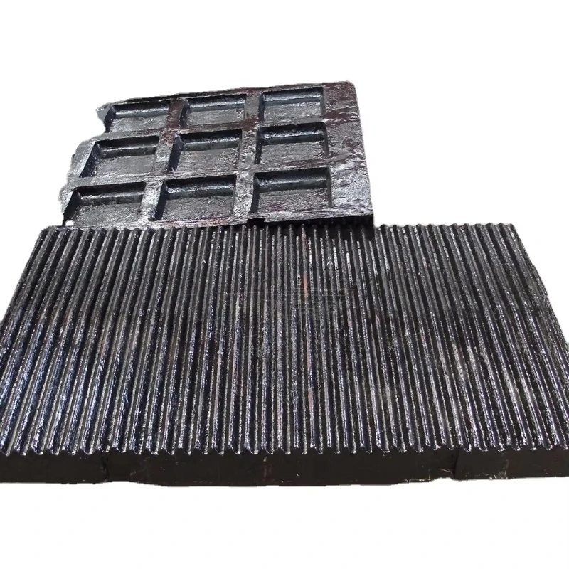 Original fixed jaw plate Mn cast steel plate