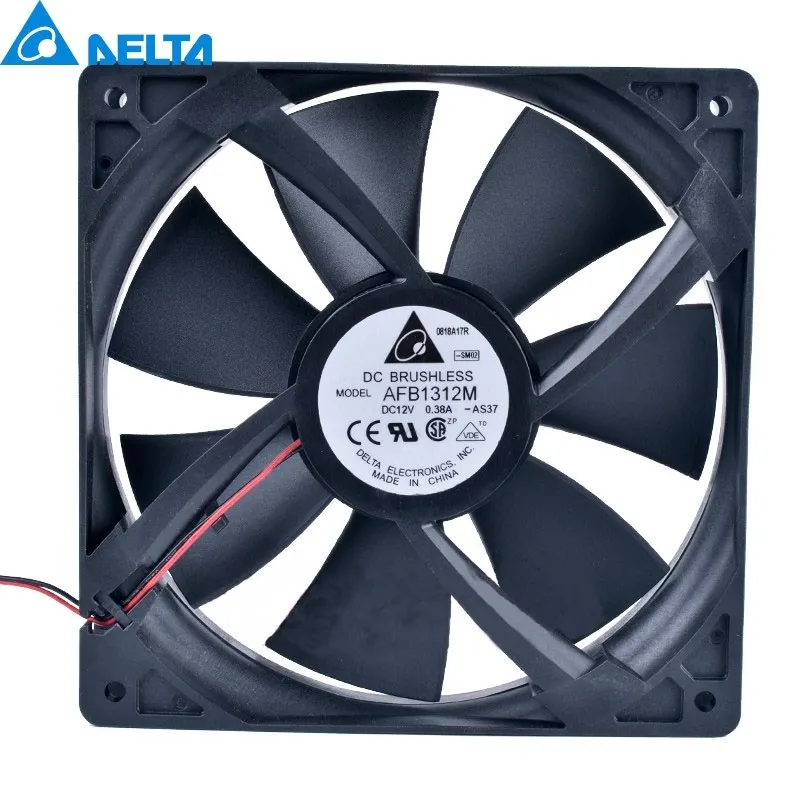 

1pcs AFB1312M 12V 0.38A 13525 135mm Double Ball Cooling Fan for delta