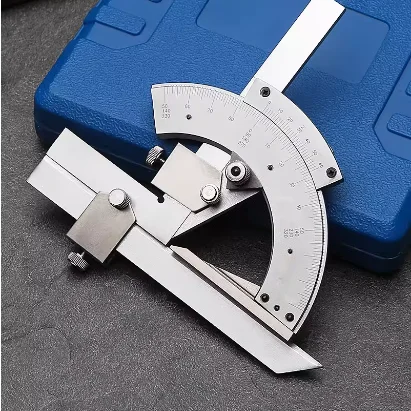 High Precision Universal Bevel Protractor 320 Degree Stainless Steel Multifunctional Industrial Angle Ruler Measuring Tool