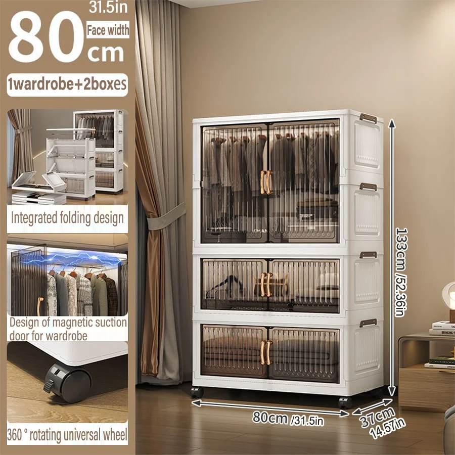 Opvouwbare opbergkast Wandmontage Opvouwbare organisator Kast Keuken Badkamer Slaapkamer Multifunctionele ruimtebesparing