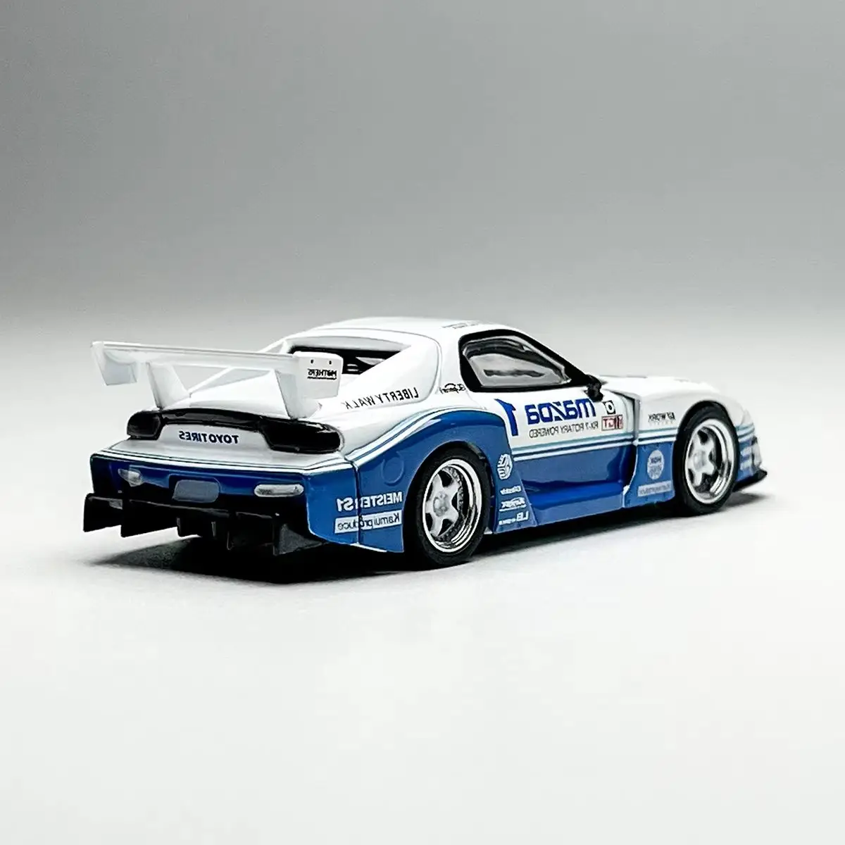 MINIGT 1/64 moulé sous pression MAZDA RX7 modèle de voiture en alliage jouet pour garçons cadeau dans une boîte d'origine