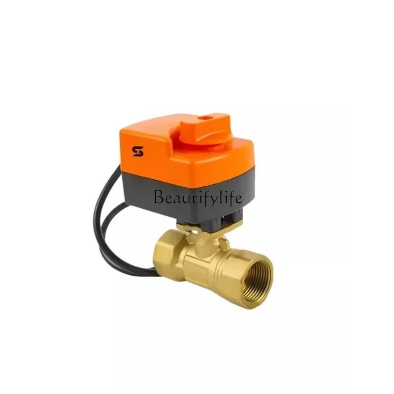 

AMT Electric Ball Valve Miniature Waterproof Three-Wire Two-Control Solenoid Valve with Manual Thread