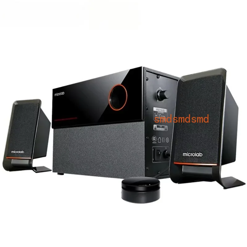Microlab M200 Bluetooth 2.1 Desktop Speaker System 40W High-Power Subwoofer V5 Full-Range Drivers Independent In-line Control